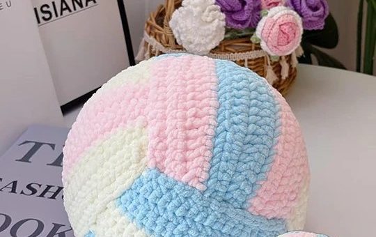 Volleyball crochet pattern
