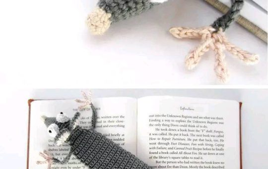 Amigurumi Mouse bookmark pattern