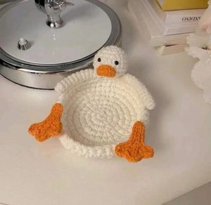 Duck coaster pattern free