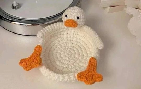 Duck coaster pattern free