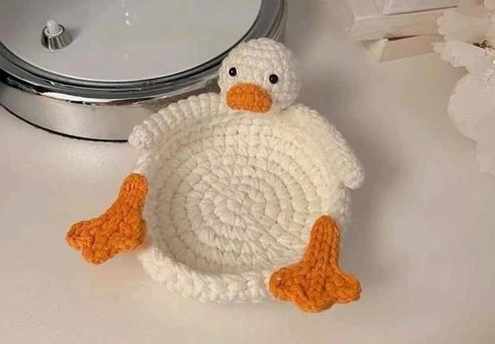 Duck coaster pattern free