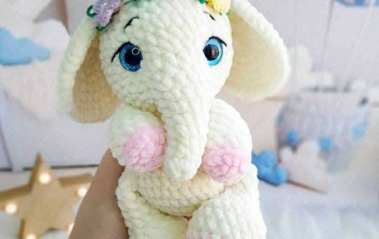 Elephant Amigurumi crochet pattern