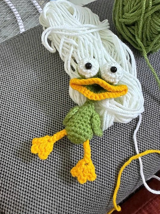 Funny Duck crochet pattern