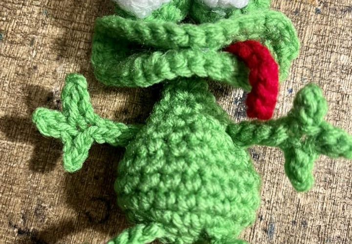 Funny Frog crochet pattern