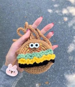 Hamburger bag pattern free