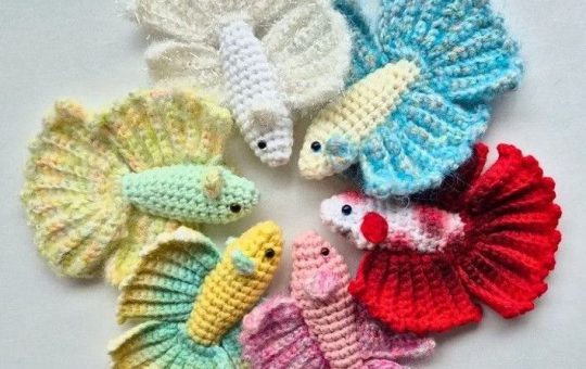 Ornamental fish crochet pattern