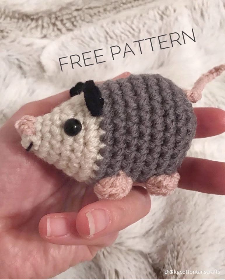 Amigurumi Possum free pattern