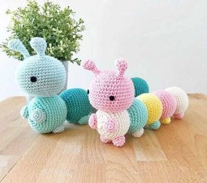 Caterpillar crochet pattern