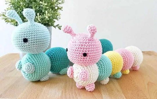 Caterpillar crochet pattern