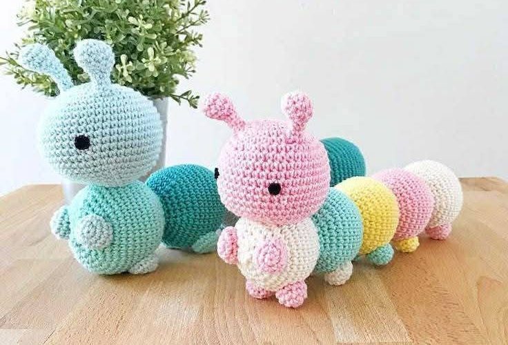Caterpillar crochet pattern