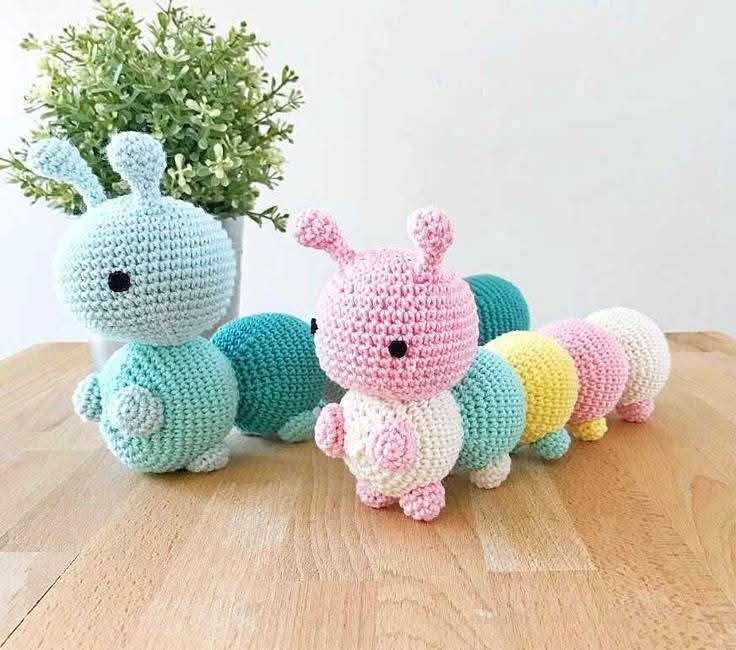 Caterpillar crochet pattern