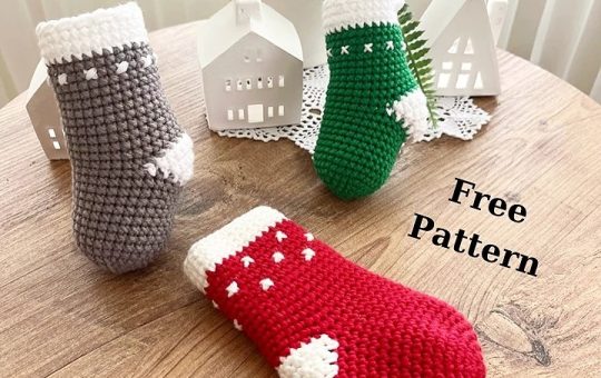 Christmas Socks Crochet pattern