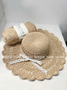 cotton straw hat crochet pattern