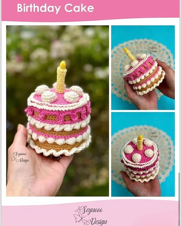 Free Birthday Cake pattern