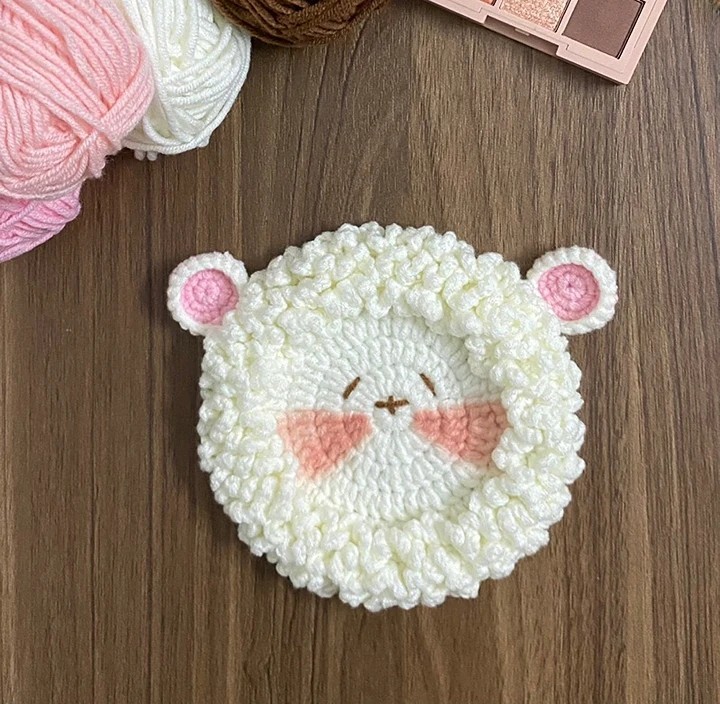 Sheep coaster pattern
