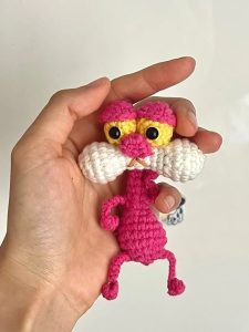 Funny Pink Panther crochet pattern