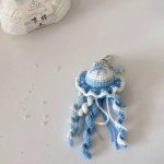 Free Jellyfish keychain pattern