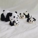 Small Panda crochet pattern