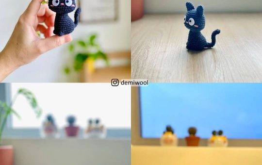 small black Cat crochet pattern