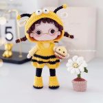 Bee Doll crochet pattern