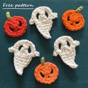 crochet Ghost & Pumpkin Halloween