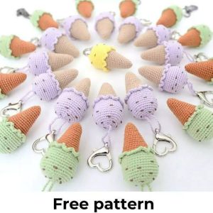 Ice cream cone pattern