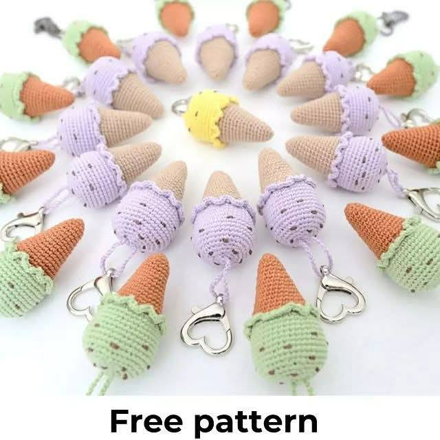 Ice cream cone pattern