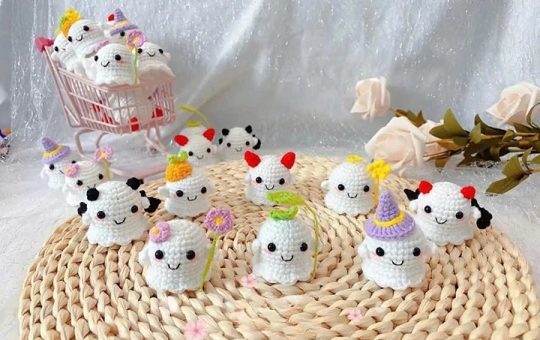 Halloween baby Ghost pattern