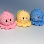 Crochet Octopus keychain