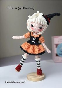 Halloween Sakura crochet pattern