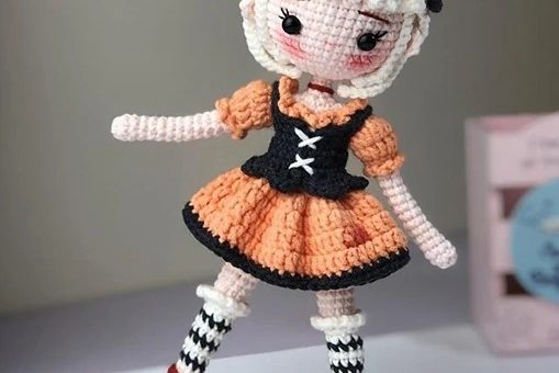 Halloween Sakura crochet pattern