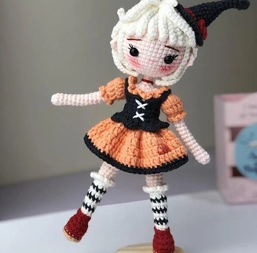 Halloween Sakura crochet pattern