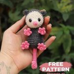 Cute Baby Opossum crochet pattern