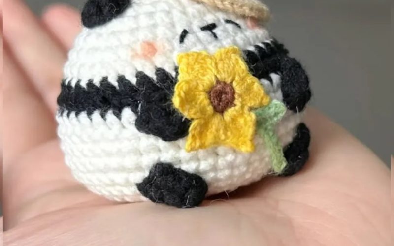 Cute Panda Bear crochet pattern