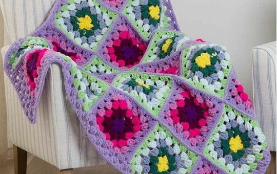 fair and square crochet blanket
