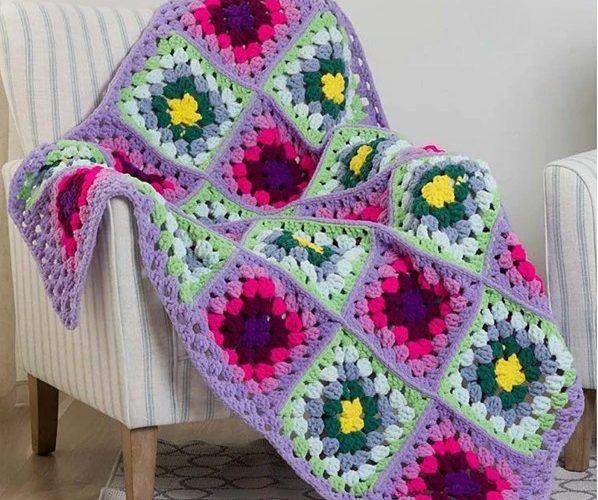 fair and square crochet blanket