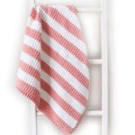 Fruity stripes crochet Baby blanket