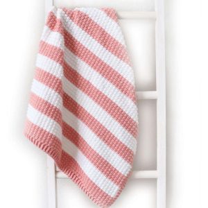 fruity stripes crochet Baby blanket