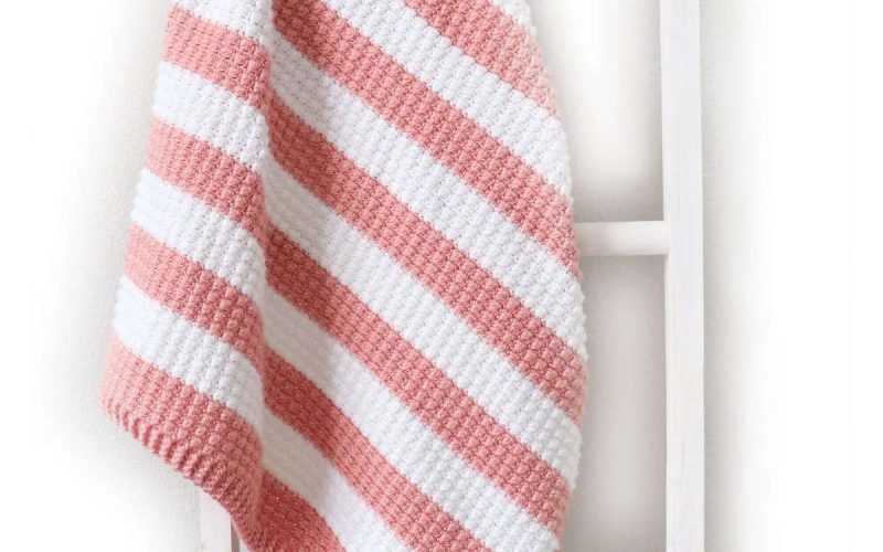 fruity stripes crochet Baby blanket