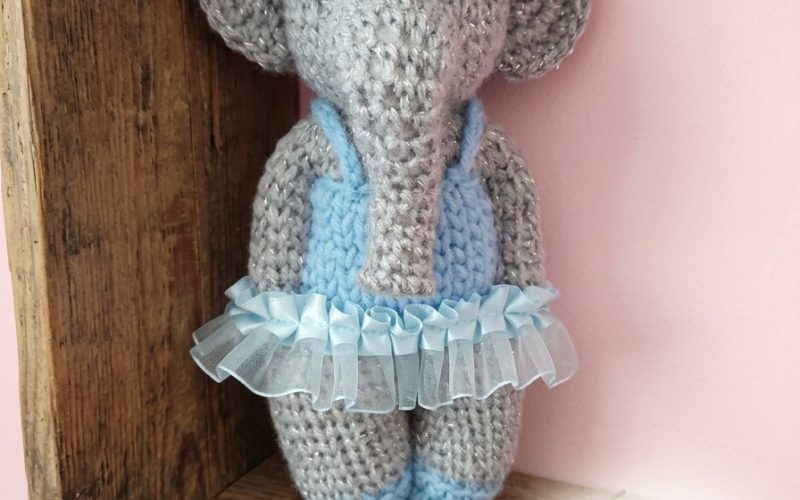 Sassy-Chic Ella the Elephant Ballerina Crochet Pattern
