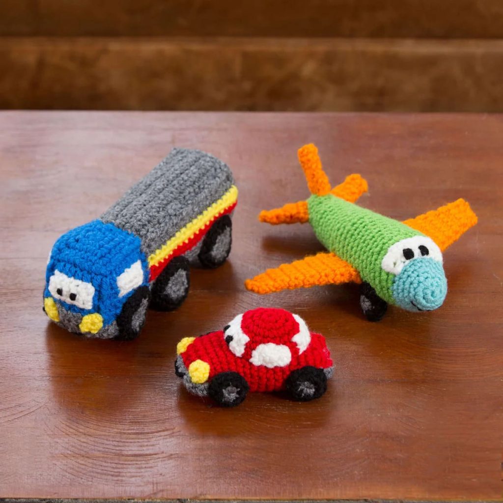 Car, Plane, & Truck toy patterns