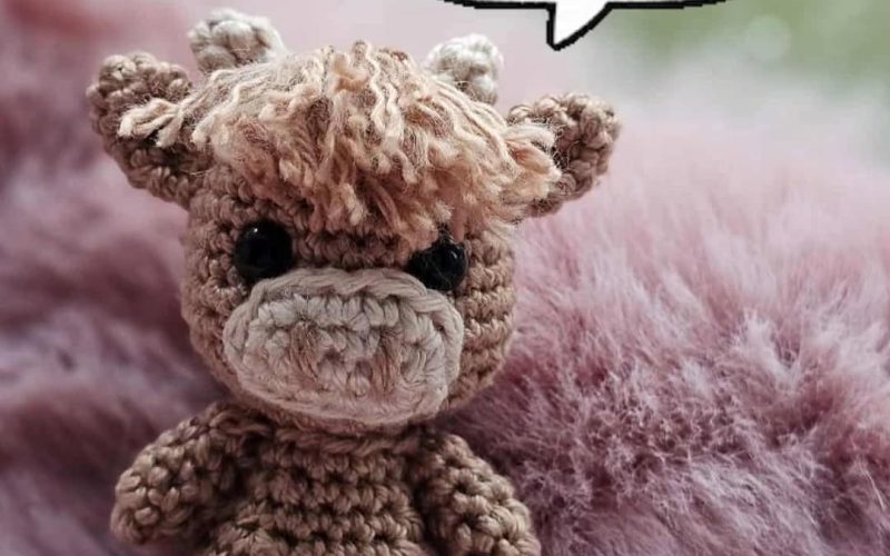 Hiland Cow crochet pattern
