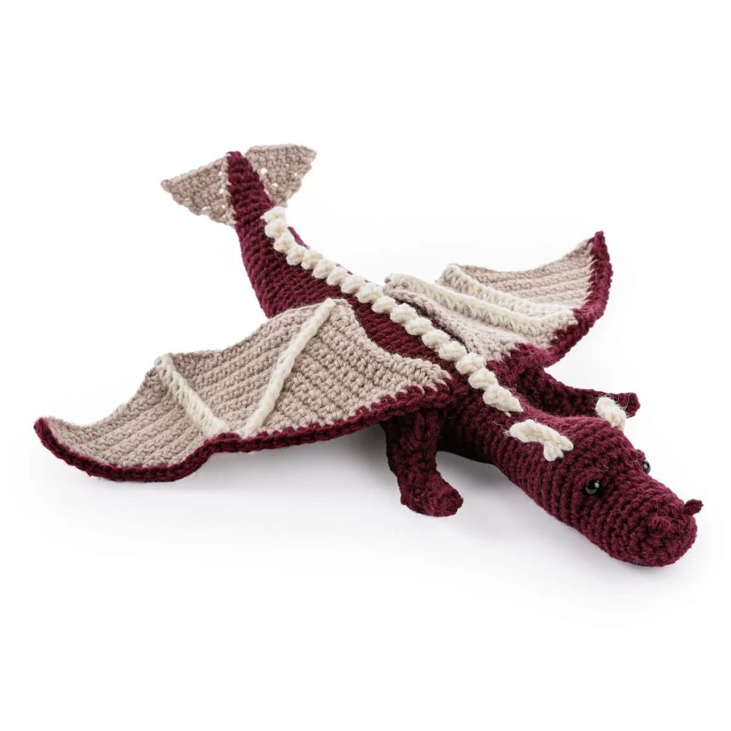 Amigurumi Fire Dragon crochet pattern