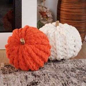 extra thick finger crochet Pumpkin pattern